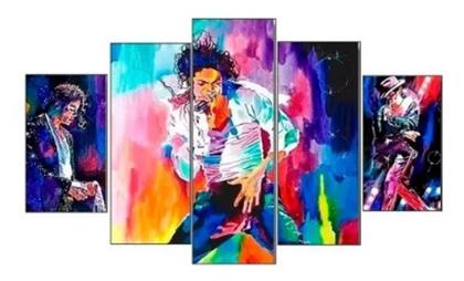 Imagem de Conjunto 5 Quadros Michael Jackson "