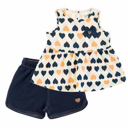 Imagem de Conjunto Bebê Menina Pulla Bulla Ref. 39120