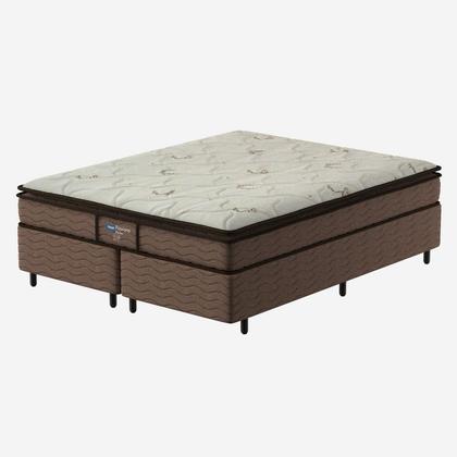 Imagem de Conjunto Box King Mola Ensacada Probel Passione Bambu (193x203x52cm) Branco