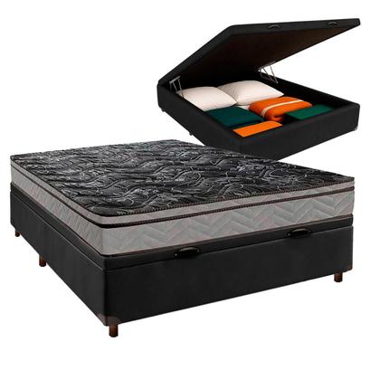 Imagem de Conjunto Cama Box Bau Casal + Colchão Conforto Paropas