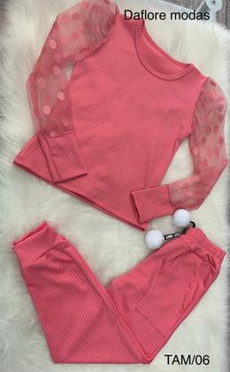 Imagem de Conjunto canelado infantil TAM/06