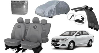 Imagem de Conjunto capa Cobalt 2016-2020 couro + capa de cobrir