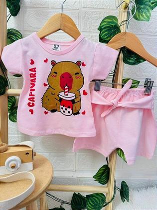 Imagem de Conjunto Capivara - Camiseta + Shorts