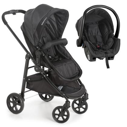 Imagem de Conjunto Carrinho Olympus New Black com Bebê Conforto