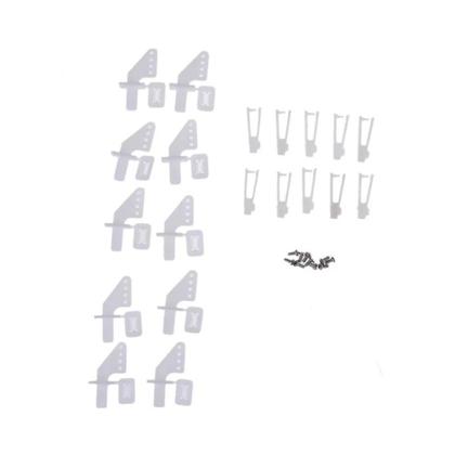 Imagem de Conjunto De 10 Peças De Nylon Médio Com Trava Para Servos De Aeronaves RC De Asa Fixa, 21mm, Para