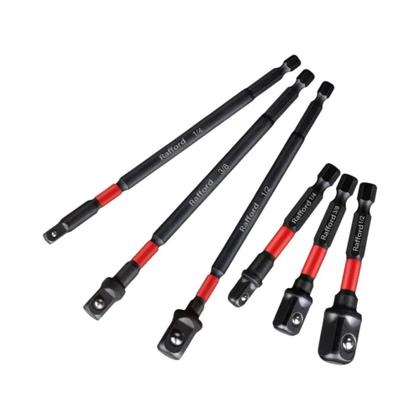 Imagem de Conjunto De Adaptadores De Soquete De Impacto Rafford 1/4 3/8 1/2 Com Suporte Para Extensão Para