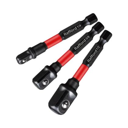 Imagem de Conjunto De Adaptadores De Soquete De Impacto Rafford 1/4 3/8 1/2 Com Suporte Para Extensão Para