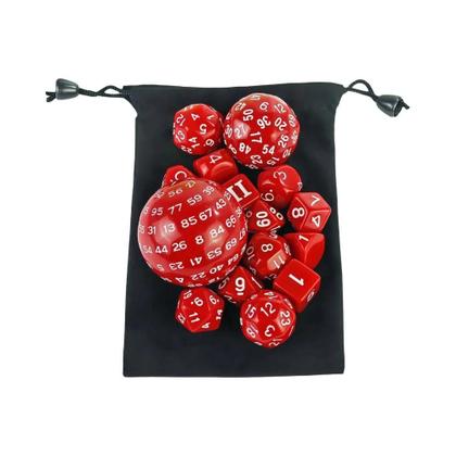 Imagem de Conjunto De Dados Poliedricos De 15 Peças Em 6 Cores D3-D100 Para Acessórios De Jogos De Tabuleiro