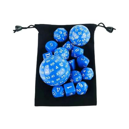 Imagem de Conjunto De Dados Poliedricos De 15 Peças Em 6 Cores D3-D100 Para Acessórios De Jogos De Tabuleiro