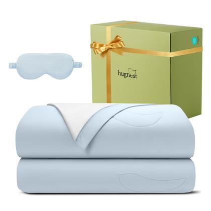 Imagem de Conjunto de edredom HugNest King 229x264 cm, respirável, leve