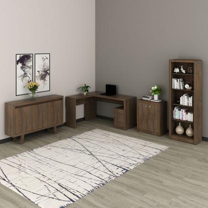 Imagem de Conjunto de Escritório com Escrivaninha 04 pç CJ18-045 Tecnomóbili