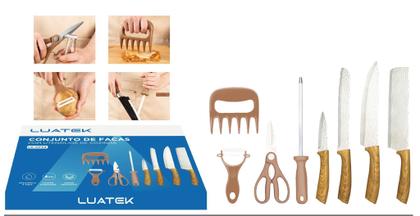 Imagem de Conjunto De Facas Luatek 8/Pçs