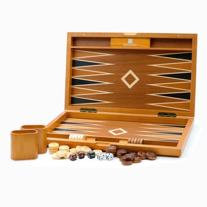 Imagem de Conjunto de gamão Woodronic 17 Folding Board Game Walnut
