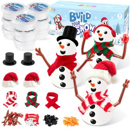 Imagem de Conjunto de Natal Art Craft Kit JOYIN Snowman DIY, pacote com 6