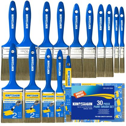 Imagem de Conjunto de pincéis King Origin Versatile, pacote com 30 e 5 tamanhos