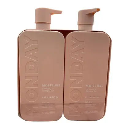 Imagem de Conjunto de shampoo e condicionador MONDAY Moisturizing, pacote com 2, 900 ml