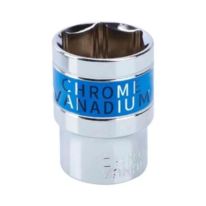 Imagem de Conjunto De Soquetes Curtos Métricos Hexagonais De 8-32mm 1/2 Polegada CR-V Com Chave De Catraca