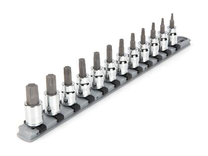 Imagem de Conjunto de soquetes Torx Bit TEKTON 3/8" Drive de 12 peças (T10-T60)