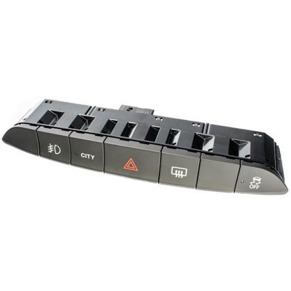 Imagem de Conjunto Interruptor Painel Fiorino 2015 a 2020 com Pisca Alerta Desembaçador Controle Tração - Kostal 10134057