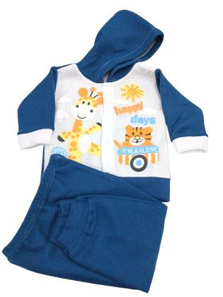Imagem de Conjunto Inverno Para Bebê Com Capuz Em Soft Infantil Estampa Sortida
