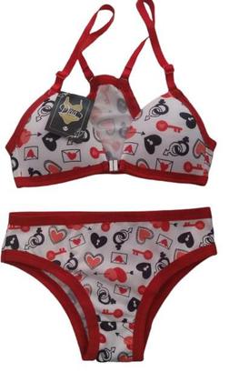 Imagem de Conjunto Lingerie Infantil Menina Moça com bojo