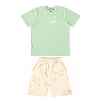 Imagem de Conjunto menino camiseta bermuda ocean vibes ioluig!