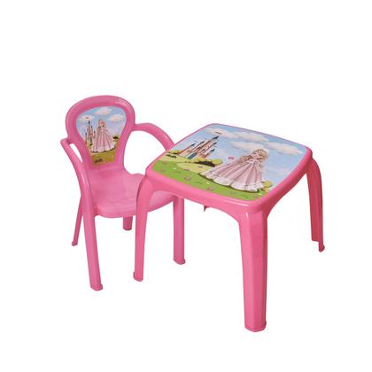 Imagem de Conjunto Mesa Mesinha Infantil Com Uma Cadeira Decorada