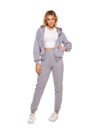 Imagem de Conjunto Moletom Feminino com Capuz e Calça Jogger  Roupa de Frio Casual Confortável para Inverno, Academia, Viagem e D
