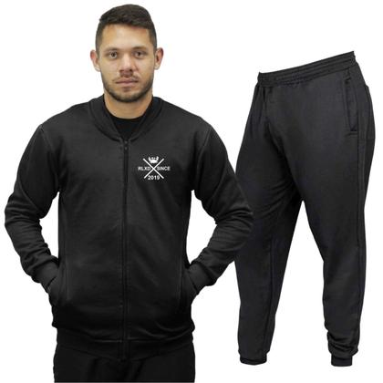 Imagem de Conjunto Moletom Jaqueta Com Ziper E Calça Jogger Moletom
