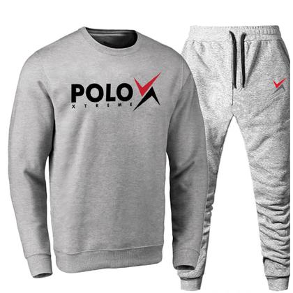 Imagem de Conjunto Moletom Masculino Flanelado Casual Conforto