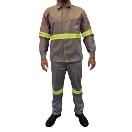 Imagem de Conjunto Nr10 Eletricista Anti Chamas Uniforme Epi Com Ca