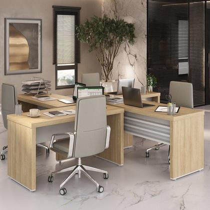 Imagem de Conjunto para Escritório com 4 Mesas Tamburato 1400