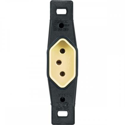 Imagem de Conjunto Perlex 4X2 Cinza Sem Placa(1Tomada 20A) 1215