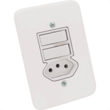 Imagem de Conjunto Radial Pollar 1901119 2Ss 1Tomada 10A