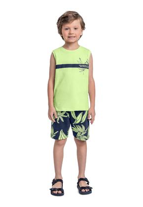 Imagem de Conjunto Regata e Bermuda Menino Bee Loop