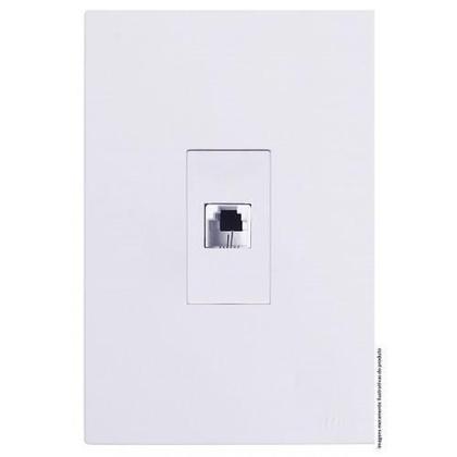 Imagem de Conjunto Rj11 2 Fios Telefone Vertical 4X2 Brg11432-4Br