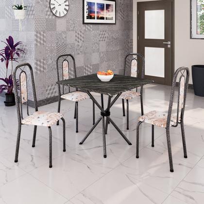 Imagem de Conjunto Sala de Jantar com 4 Cadeiras Lívia