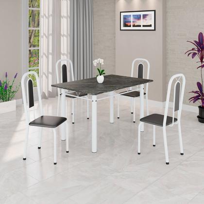 Imagem de Conjunto Sala de Jantar com 4 Cadeiras Lívia