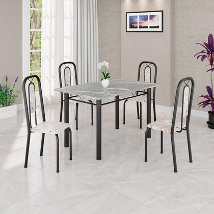 Imagem de Conjunto Sala de Jantar com 4 Cadeiras Lívia