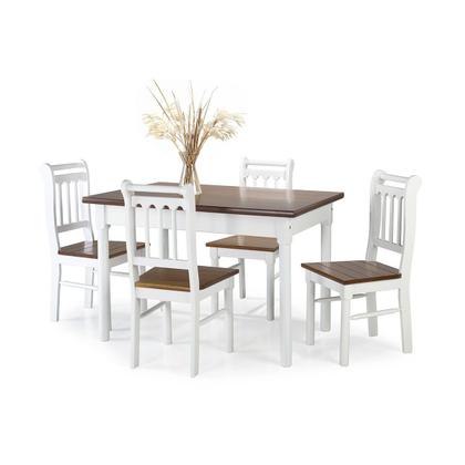 Imagem de Conjunto Sala de Jantar e Cozinha Com 4 Cadeiras Madeira Maciça