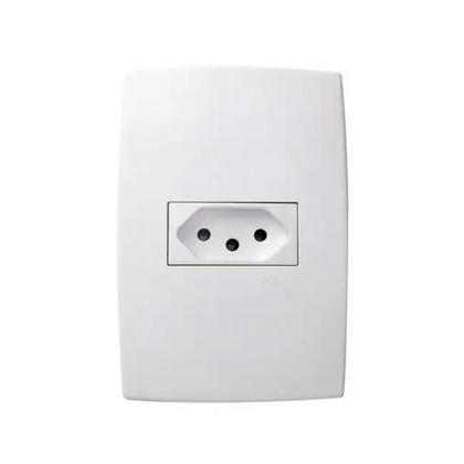 Imagem de Conjunto Tomada 20a 2p+t 4x2 Branca 615081bc Pial Plus+