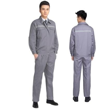 Imagem de Conjunto Uniforme Faixa Refletiva EPI Profissional Segurança do Trabalho Obra Estrada Construtora Serviço Construçao Civil