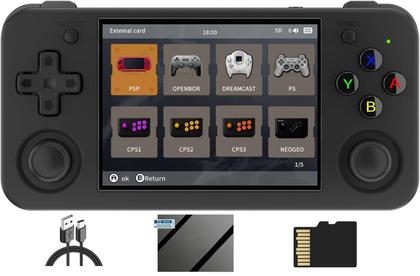 Imagem de Consola de jogos portátil Cawevon RG35XX H 3.5" IPS Screen 64+128GB