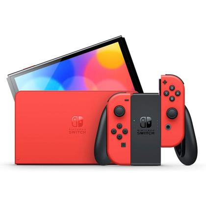 Console Nintendo Switch Oled 64GB 1X Joy-Con Edição Especial Mario