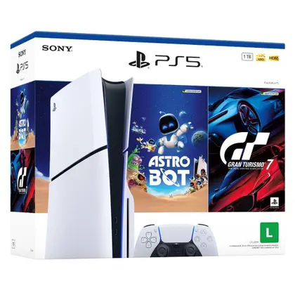 Imagem de Console PS5 Slim Disk com Jogos Sony