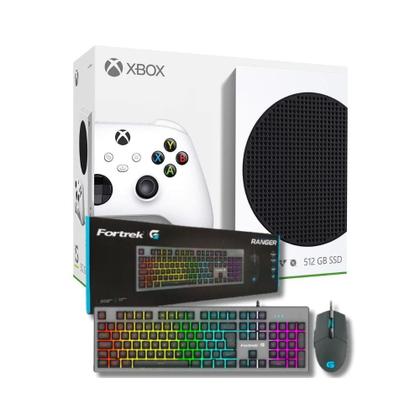 Imagem de Console Xbox Series S + Combo Teclado + Mouse Gamer Fortrek