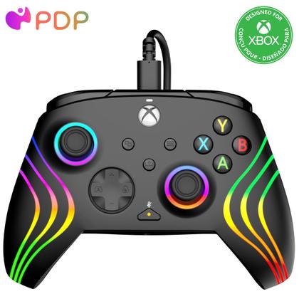 Imagem de Controlador de gamepad PDP Gaming Afterglow Wave para Xbox