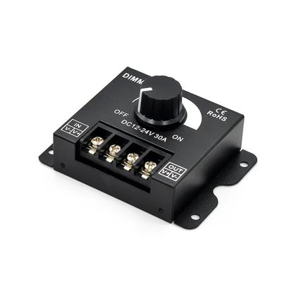 Imagem de Controlador De Interruptor Dimmer 30A Com Ajuste De Brilho Para Fita LED SMD COB 3528 5050 DC12-24V