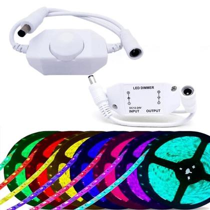 Imagem de Controlador Dimmer Interruptor Botão Liga Desliga Para Fita Iluminação Barra De LED 12v 24v TB1281