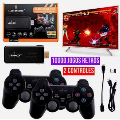 Imagem de Controlador gamepad sticker hdmi mini 2.4g sem fio lehmox preto ley-1593